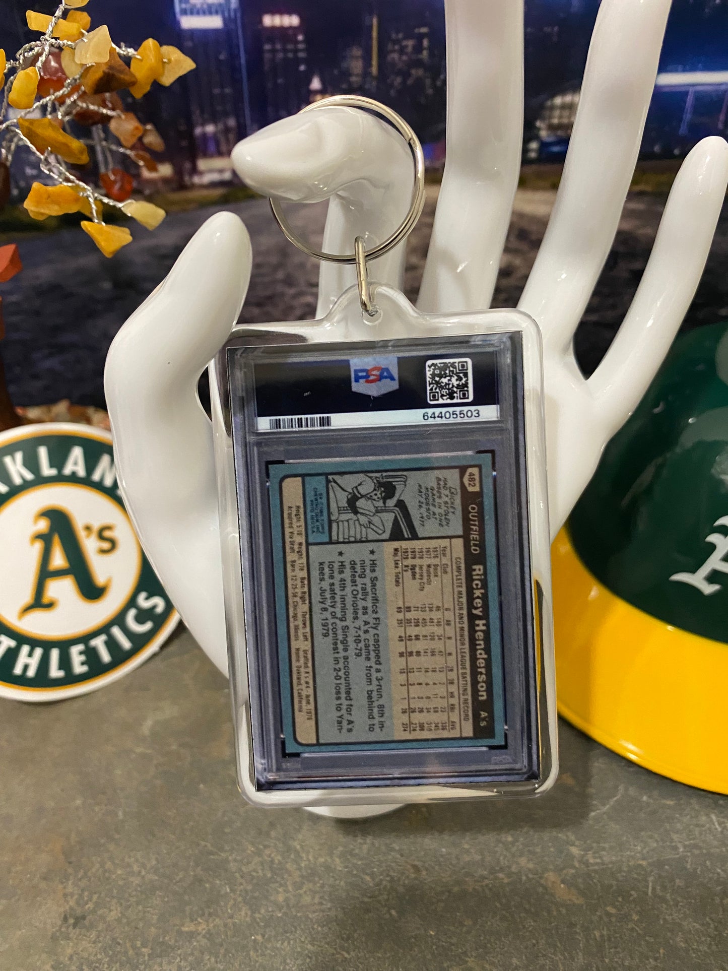 Rickey Henderson PSA