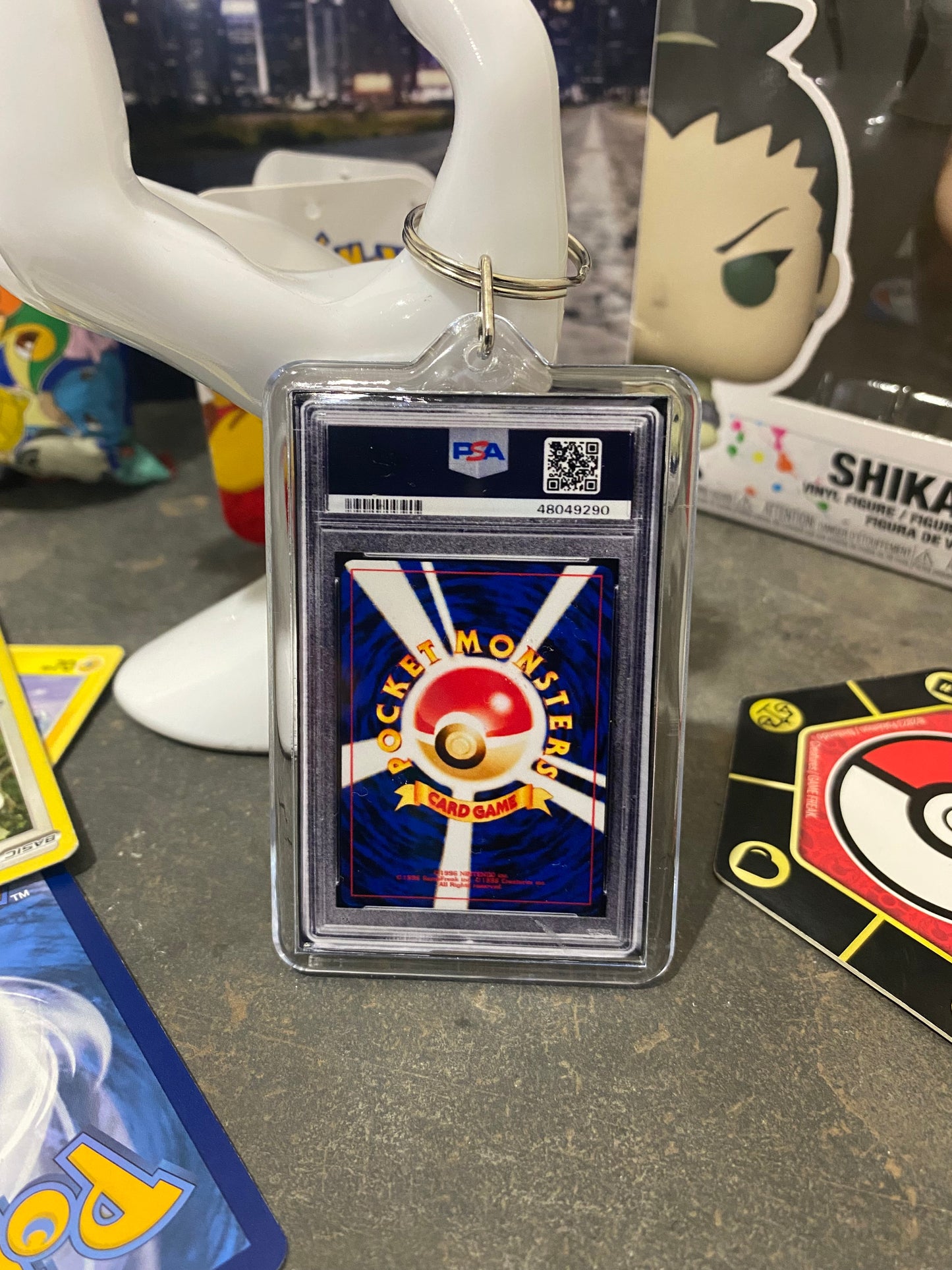 2003 Pokémon Charizard Ex Dragon PSA Slab Keychain