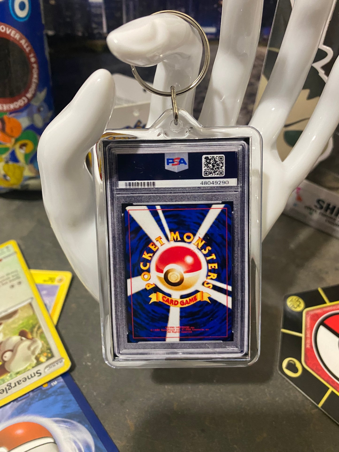 2003 Pokémon Charizard Ex Dragon PSA Slab Keychain