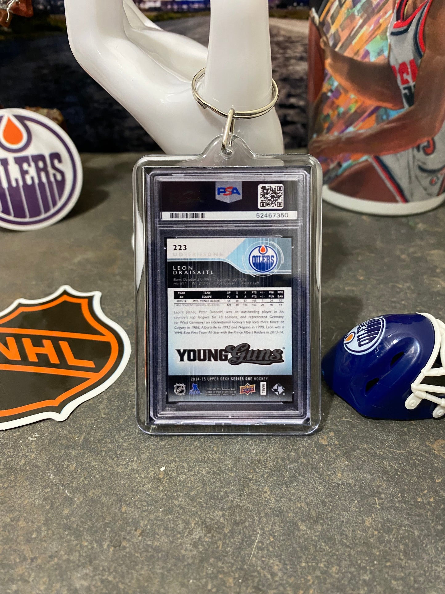 Leon Draisaitl PSA slab