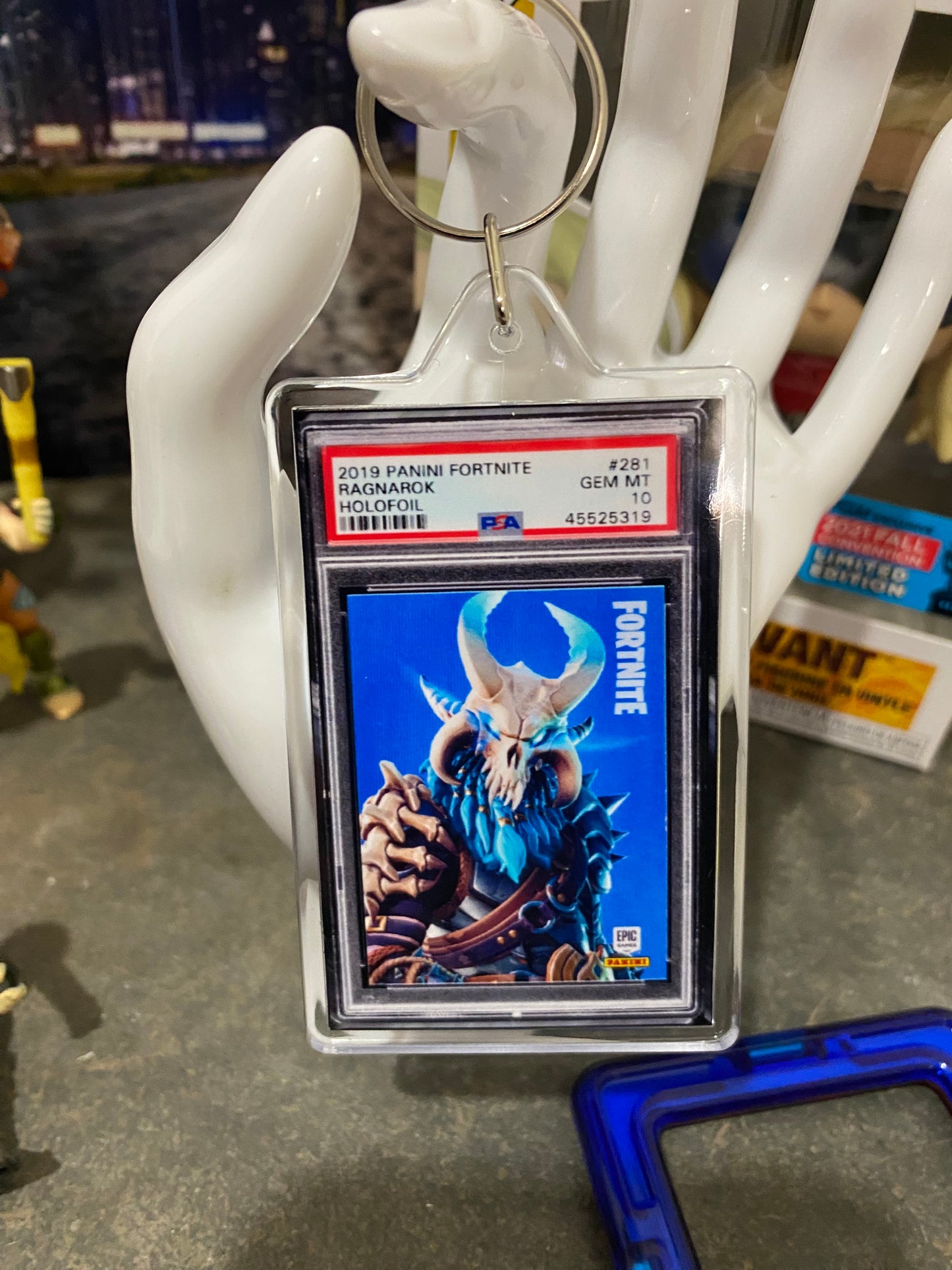 2019 Fortnite Ragnarok PSA Slab Keychain