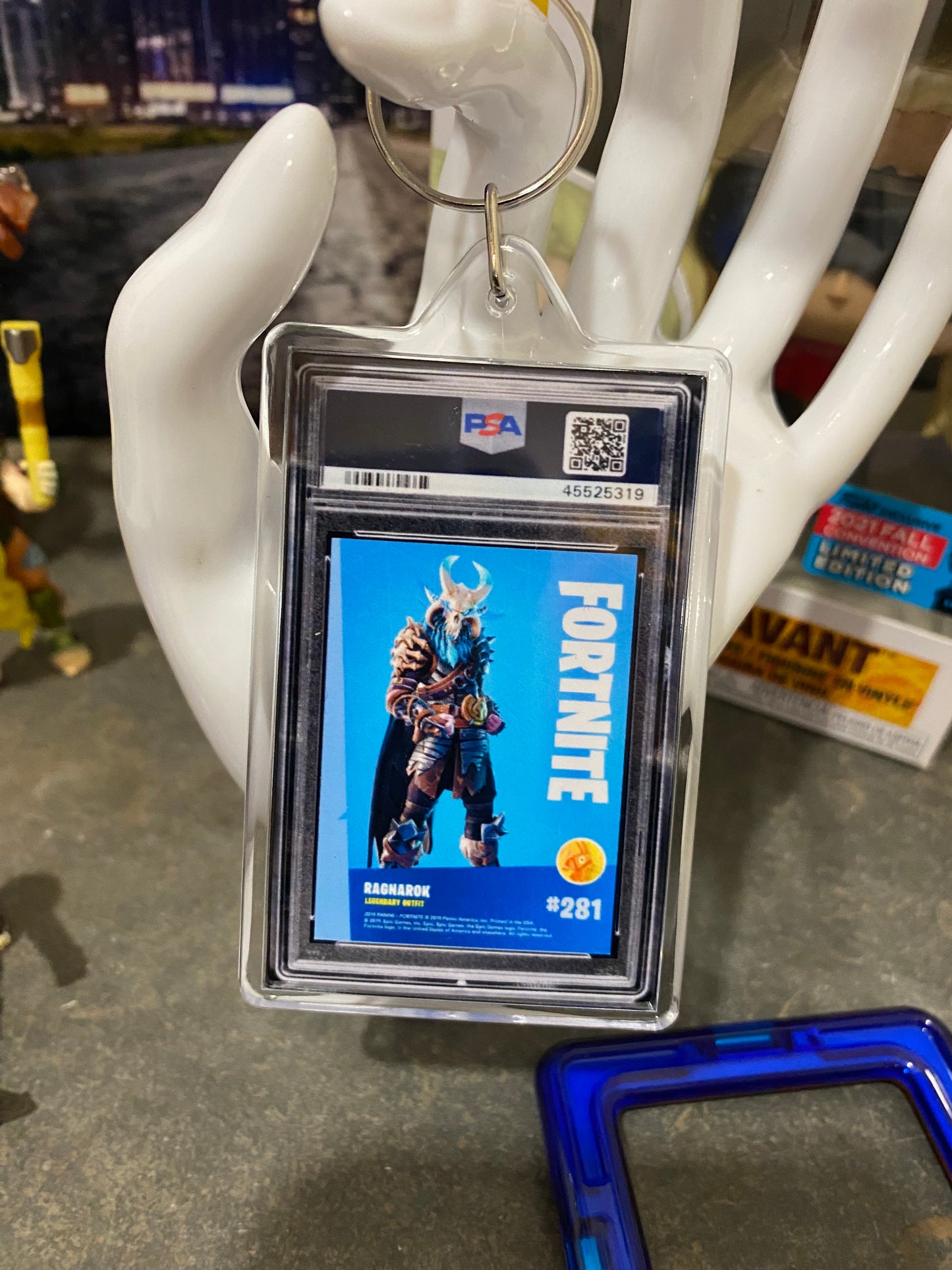 2019 Fortnite Ragnarok PSA Slab Keychain