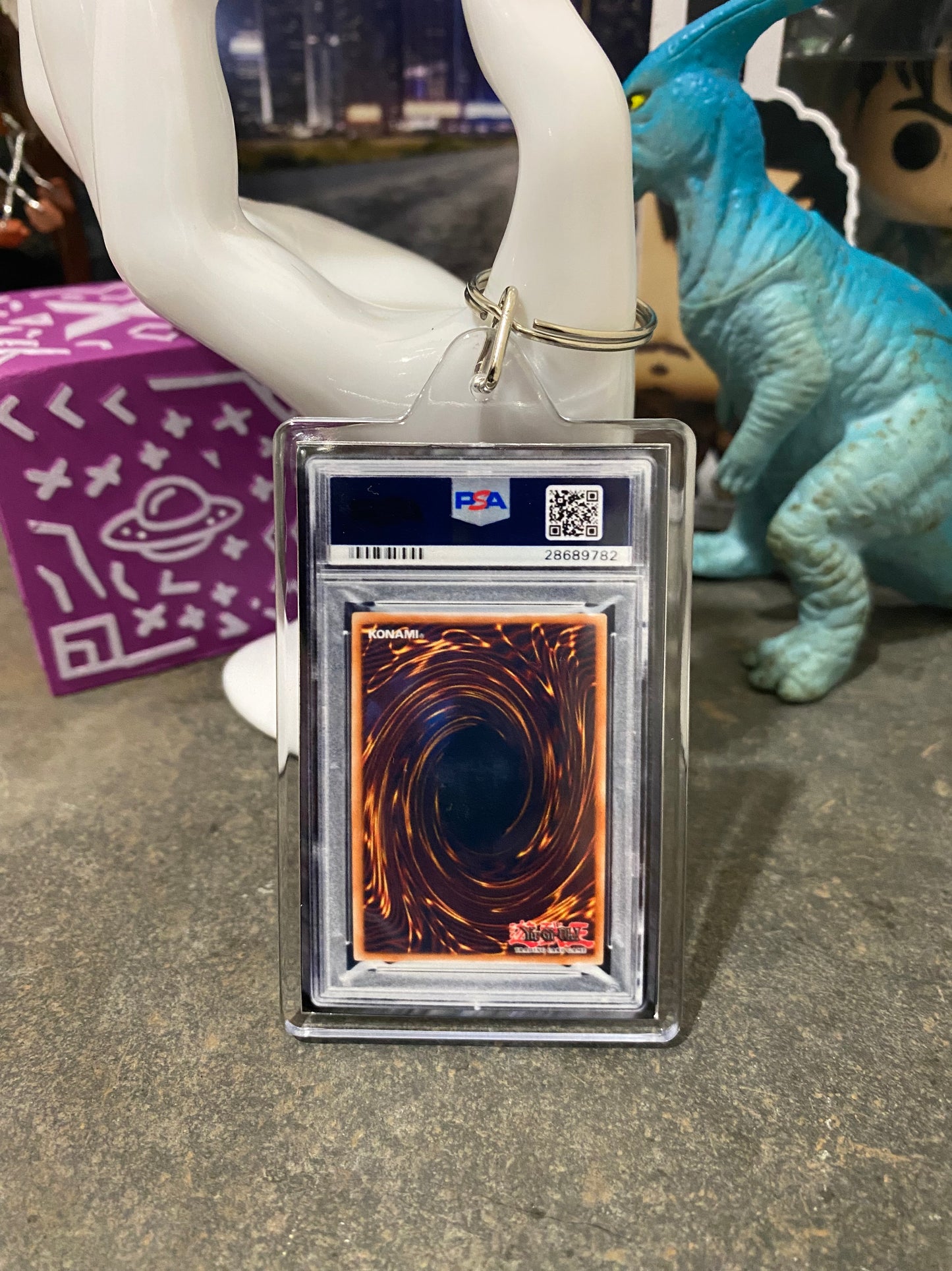 2023 Yu-Gi-Oh! Dark Magician Girl PSA Slab Keychain