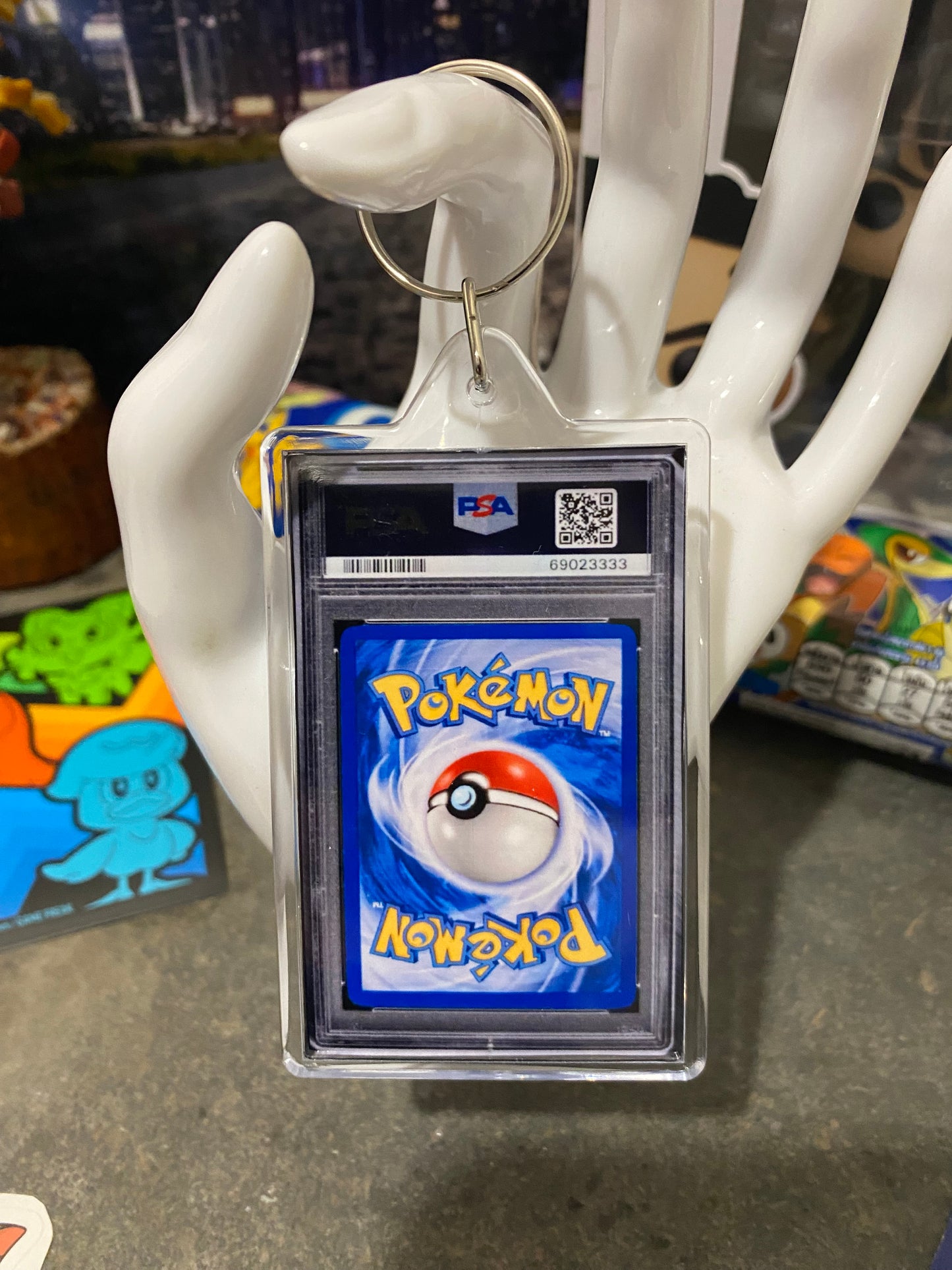 2004 Pokémon Ex Charmeleon PSA Slab Keychain