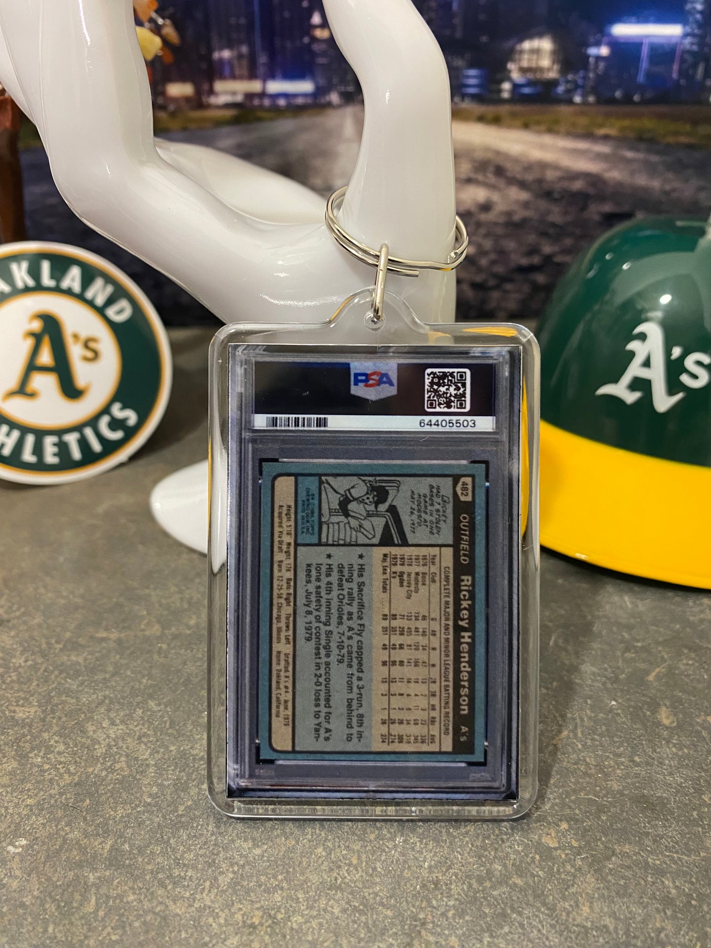 Rickey Henderson Slab