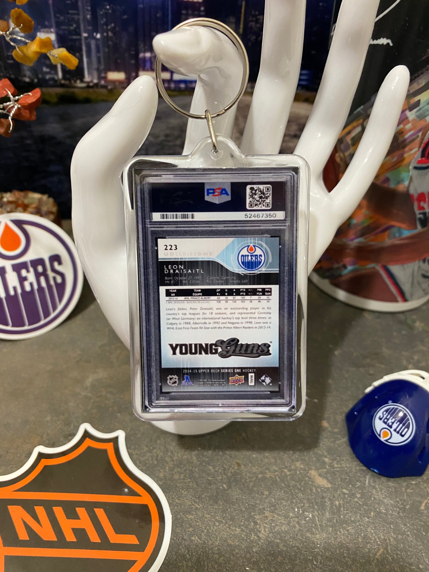 Leon Draisaitl PSA slab
