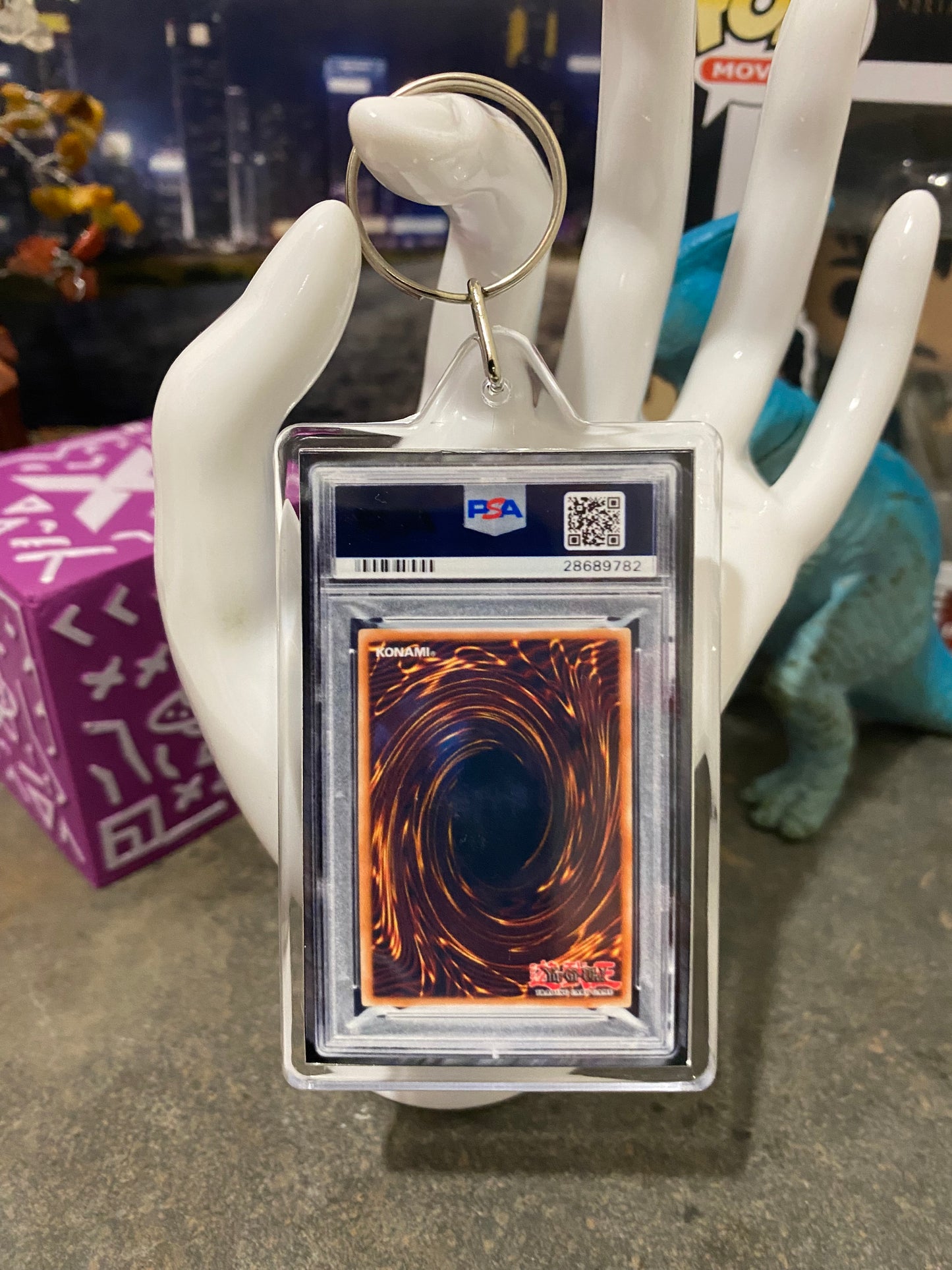 2023 Yu-Gi-Oh! Dark Magician Girl PSA Slab Keychain