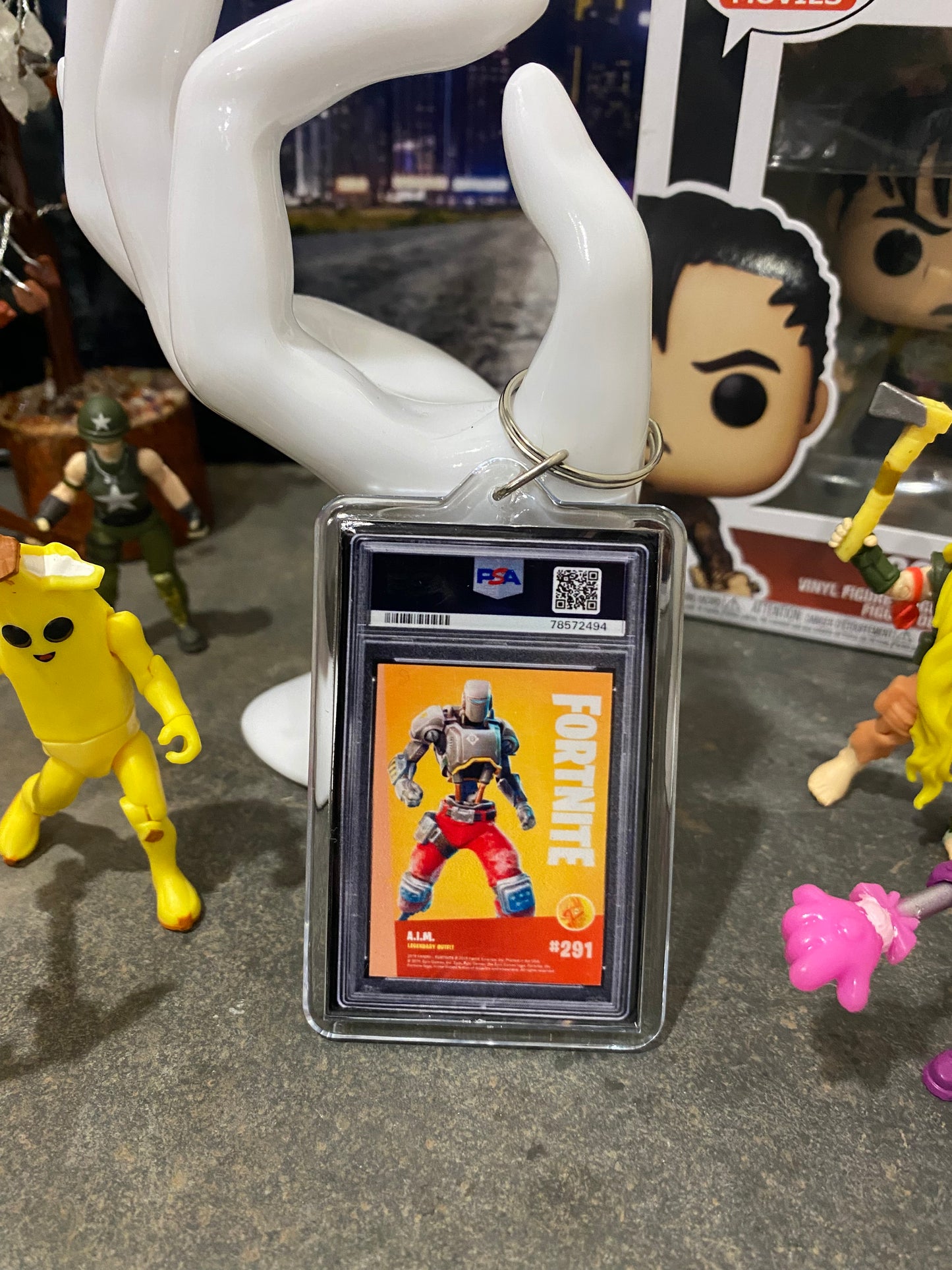 2019 Fortnite A.I.M. PSA Slab Keychain