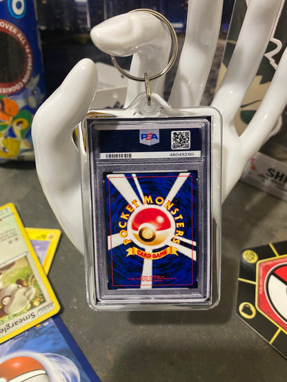 2003 Pokémon Charizard Ex Dragon PSA Slab Keychain