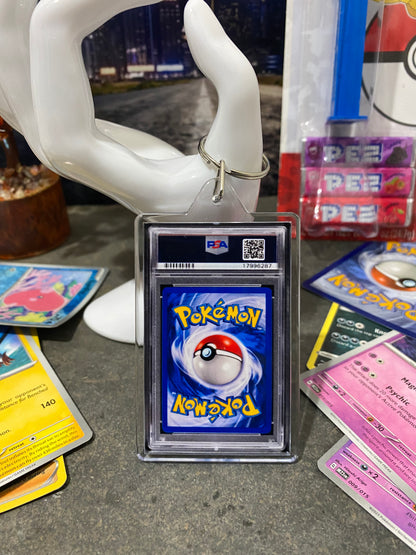 1999 Pokémon Clefairy Holo PSA Slab Keychain