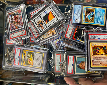 2025 Donruss Jaxson Dart Downtown (Gold) PSA Slab Keychain