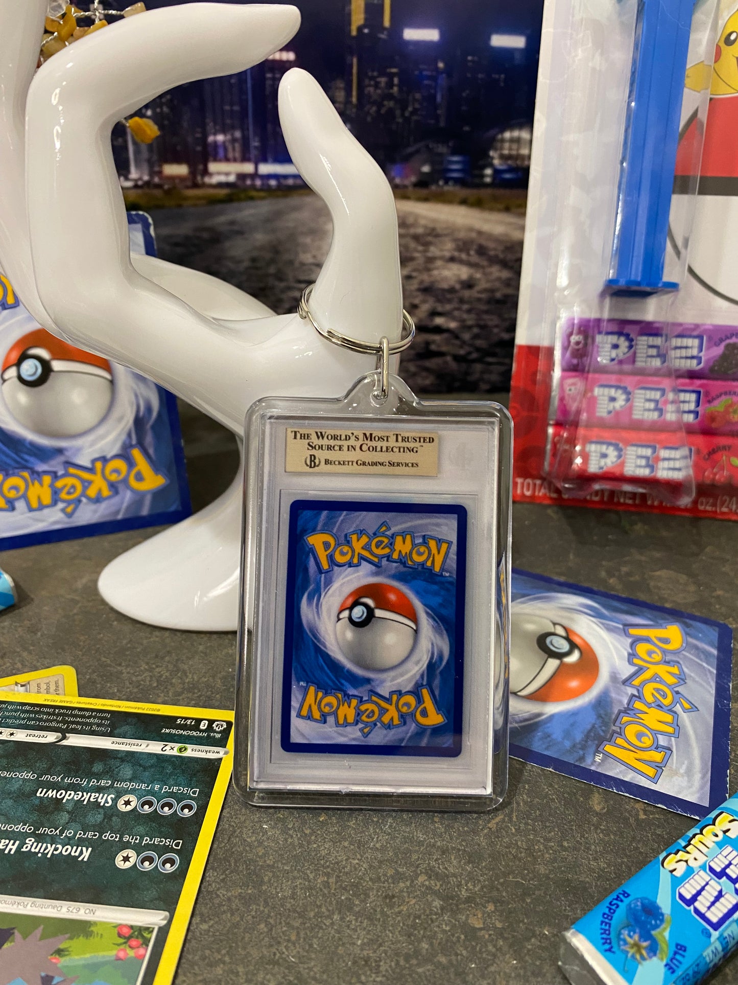 1999 Pokémon Charizard CGC Slab Keychain