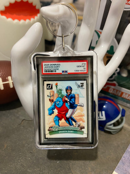 2025 Donruss Jaxson Dart Downtown PSA Slab Keychain