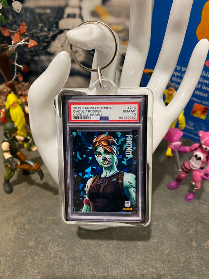 2019 Fortnite Ghoul Trooper PSA Slab Keychain