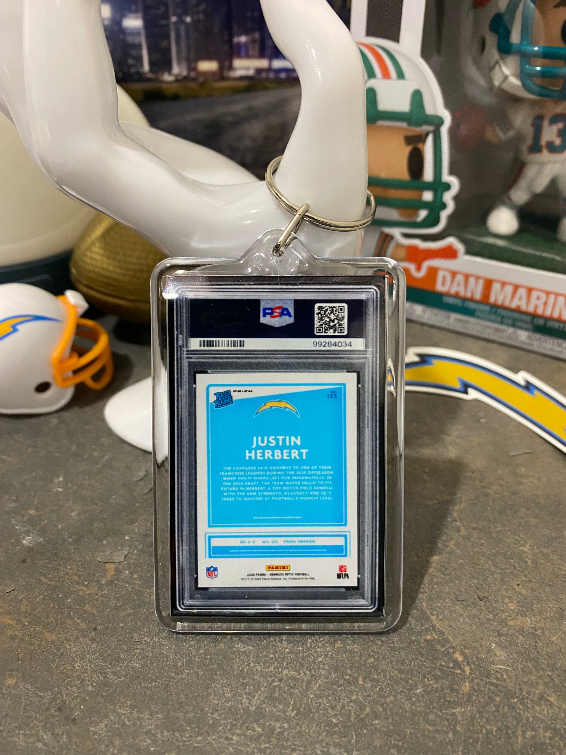 Justin Herbert Donruss OPTIC