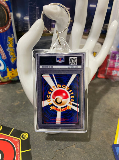 1996 Pokémon Japanese Mewtwo PSA Slab Keychain