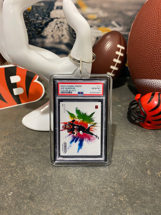 Joe Burrow Colorblast PSA 10