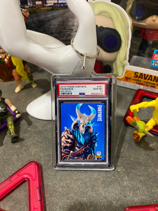 2019 Fortnite Ragnarok PSA Slab Keychain