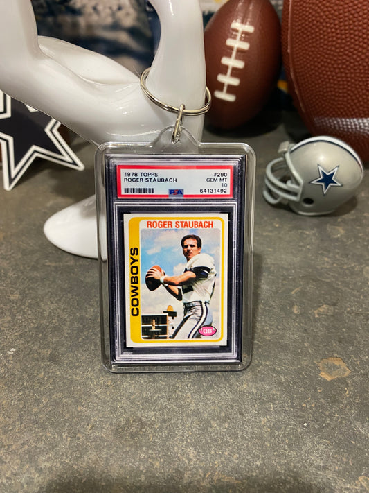 Roger Staubach PSA slab