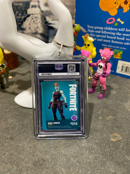 2019 Fortnite Ghoul Trooper PSA Slab Keychain