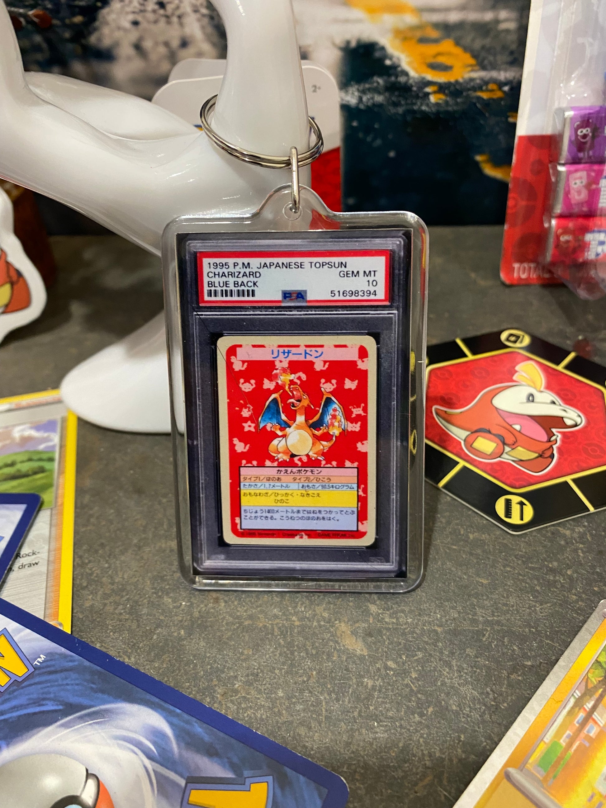 Charizard Blue Back PSA 10