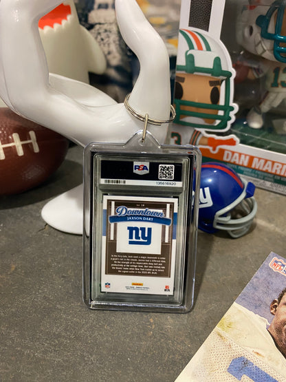 2025 Donruss Jaxson Dart Downtown PSA Slab Keychain