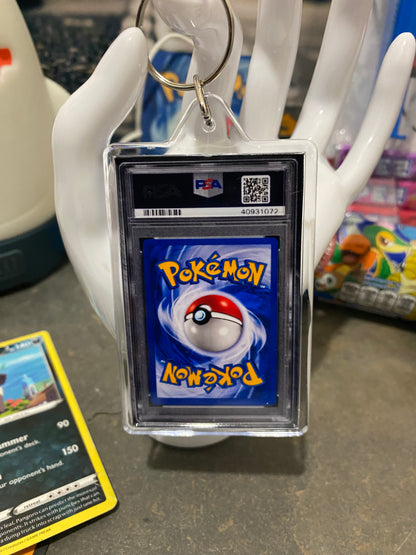 2000 Pokémon Japanese Charizard PSA Slab Keychain