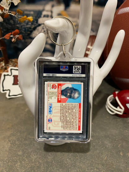 1989 Pro Set Derrick Thomas PSA Slab Keychain