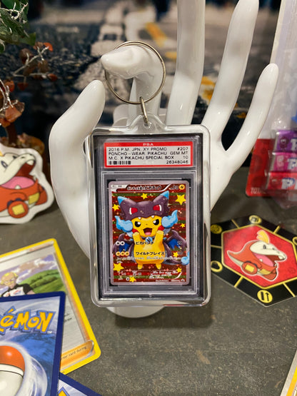 2021 Pokémon Japanese Pikachu PSA Slab Keychain