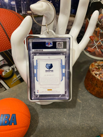 2018 Panini Nat Treas Ja Morant PSA Slab Keychain