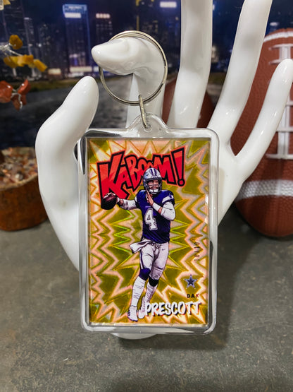 2021 Absolute Dak Prescott Kaboom! Keychain